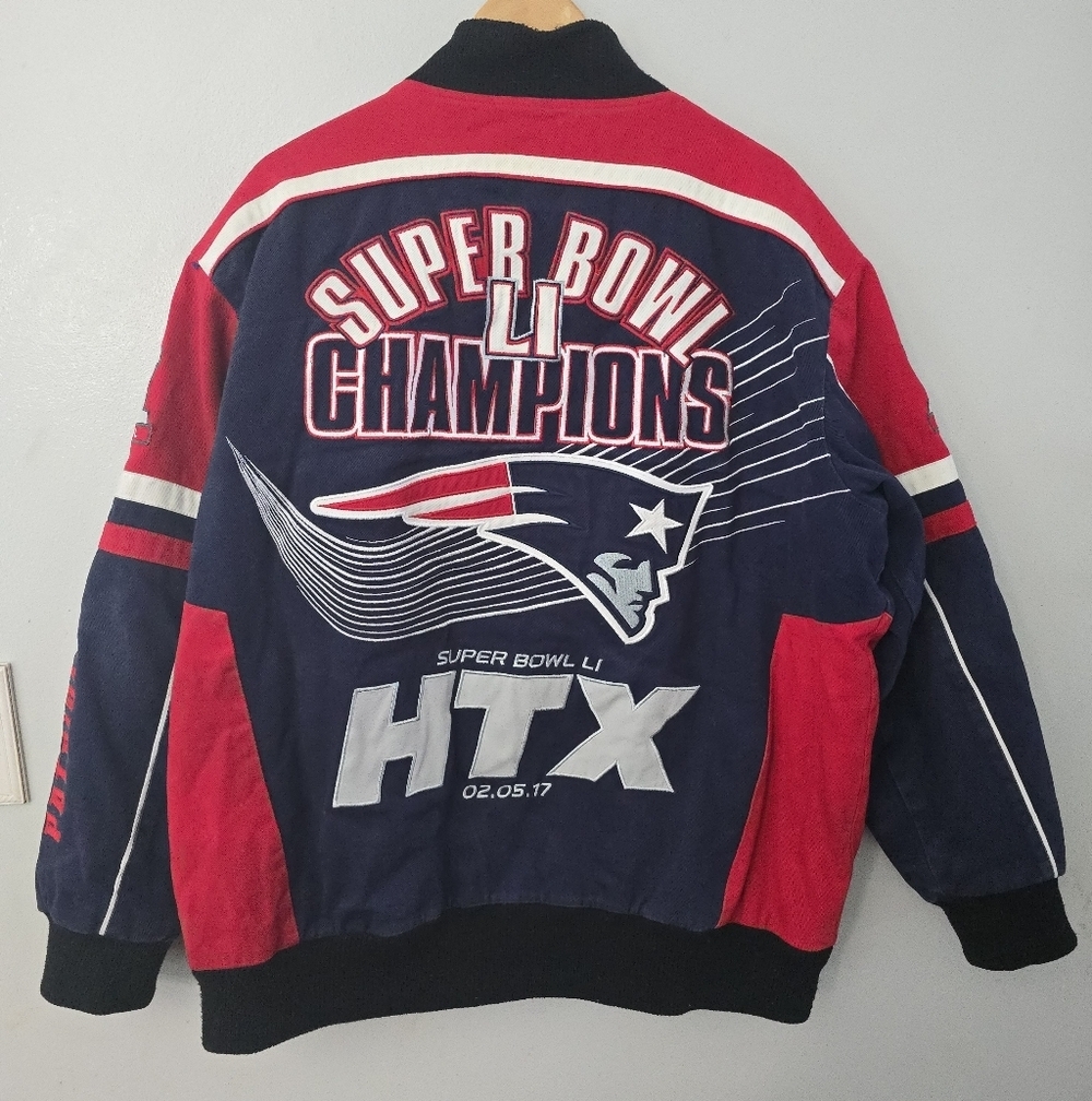 New England Patriots Super Bowl LI Champions Twill Men XXL Jacket NFL G-III
